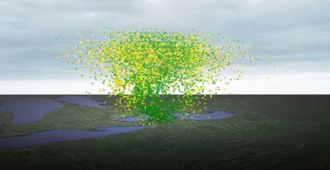 Tracking Multiple Targets with 3D TDOA