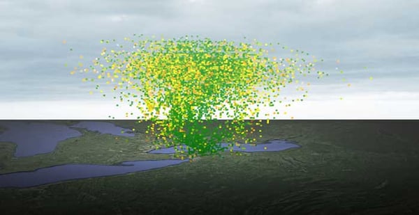 Tracking Multiple Targets with 3D TDOA