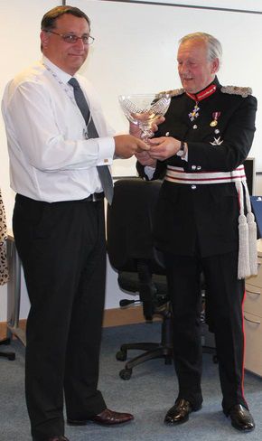 Alistair Massarella receives Queen's award