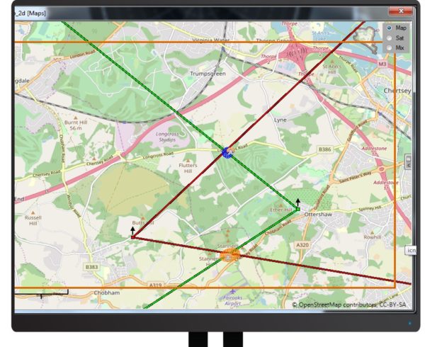 LOBs color-coded according to Node