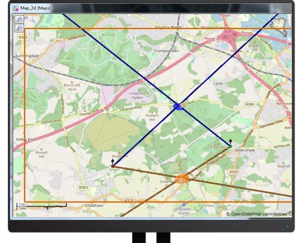 LOBs color-coded according to signal