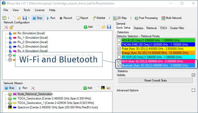 New detectors: wifi and blue tooth