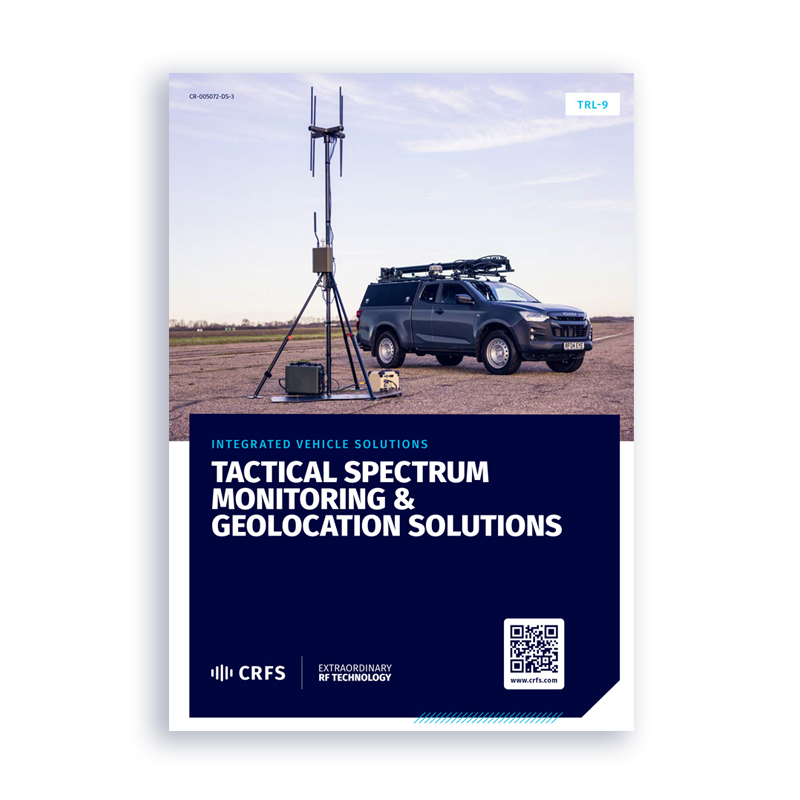 Tactical spectrum monitoring & geolocation solutions