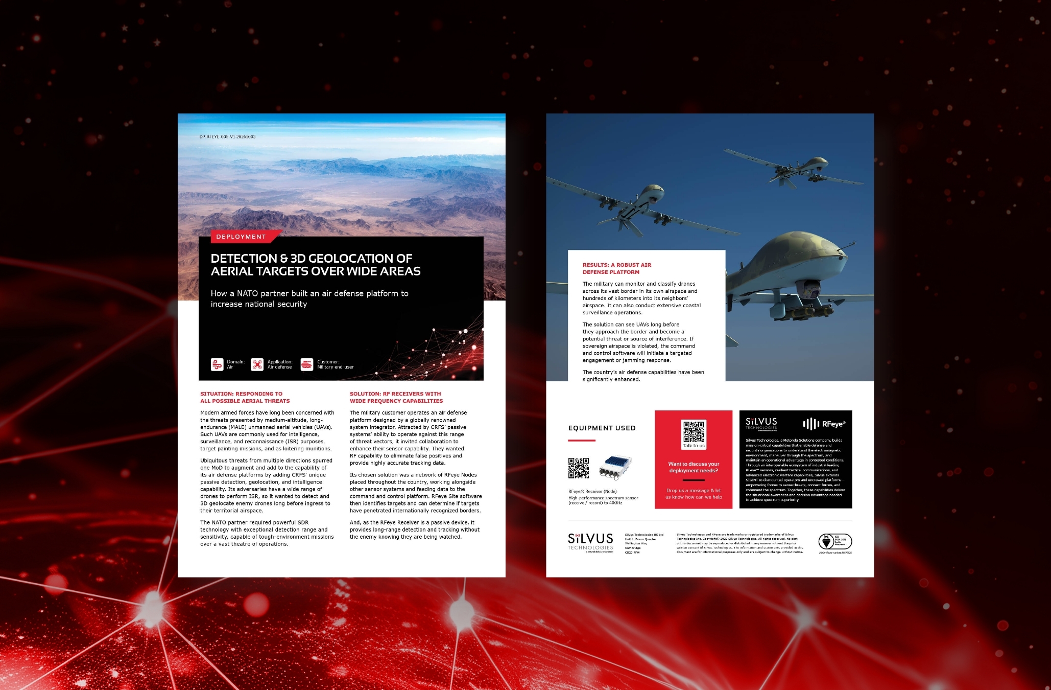 Detection & 3d geolocation of aerial targets over wide areas