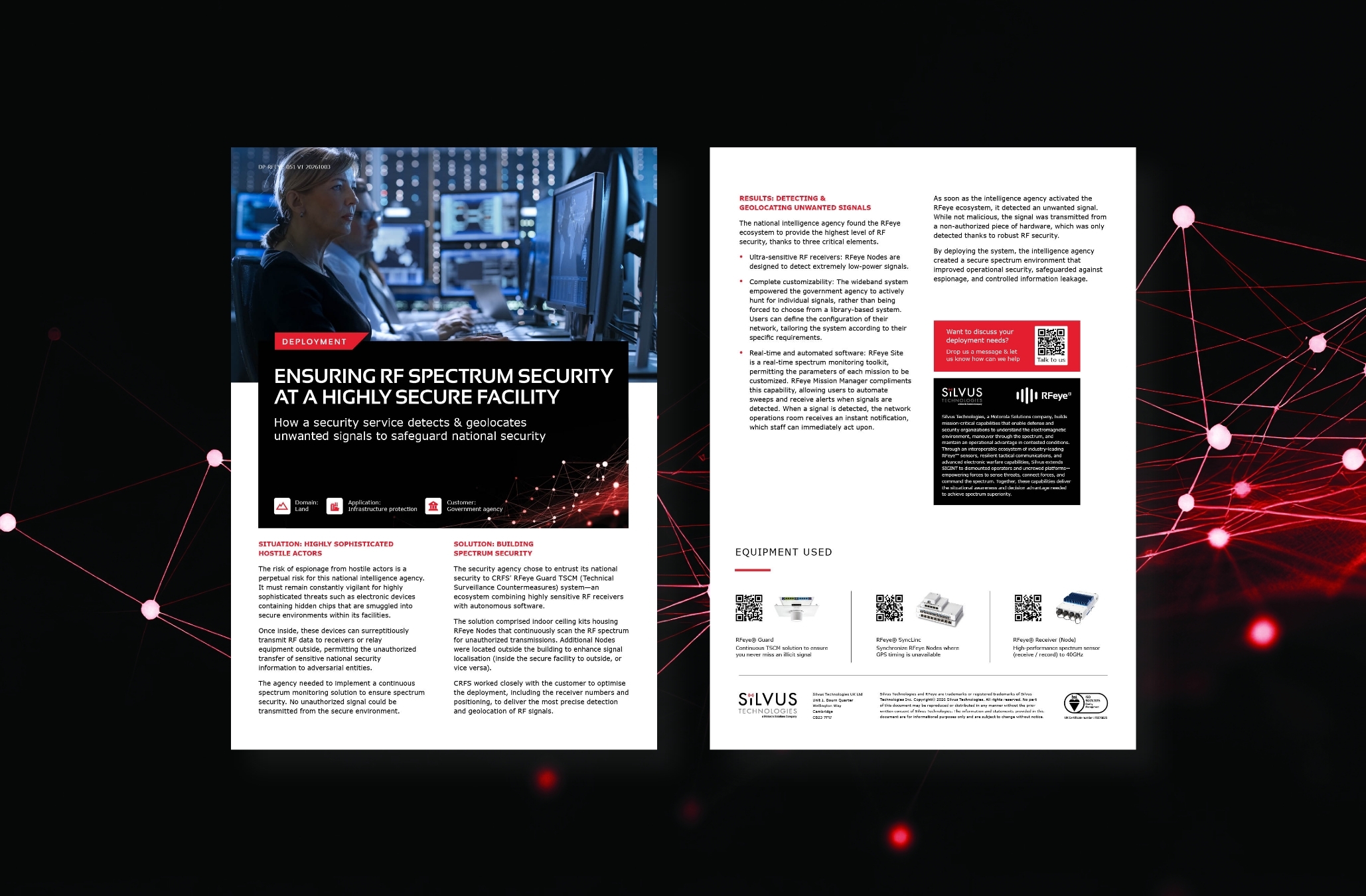 Ensuring RF spectrum security at a highly secure facility