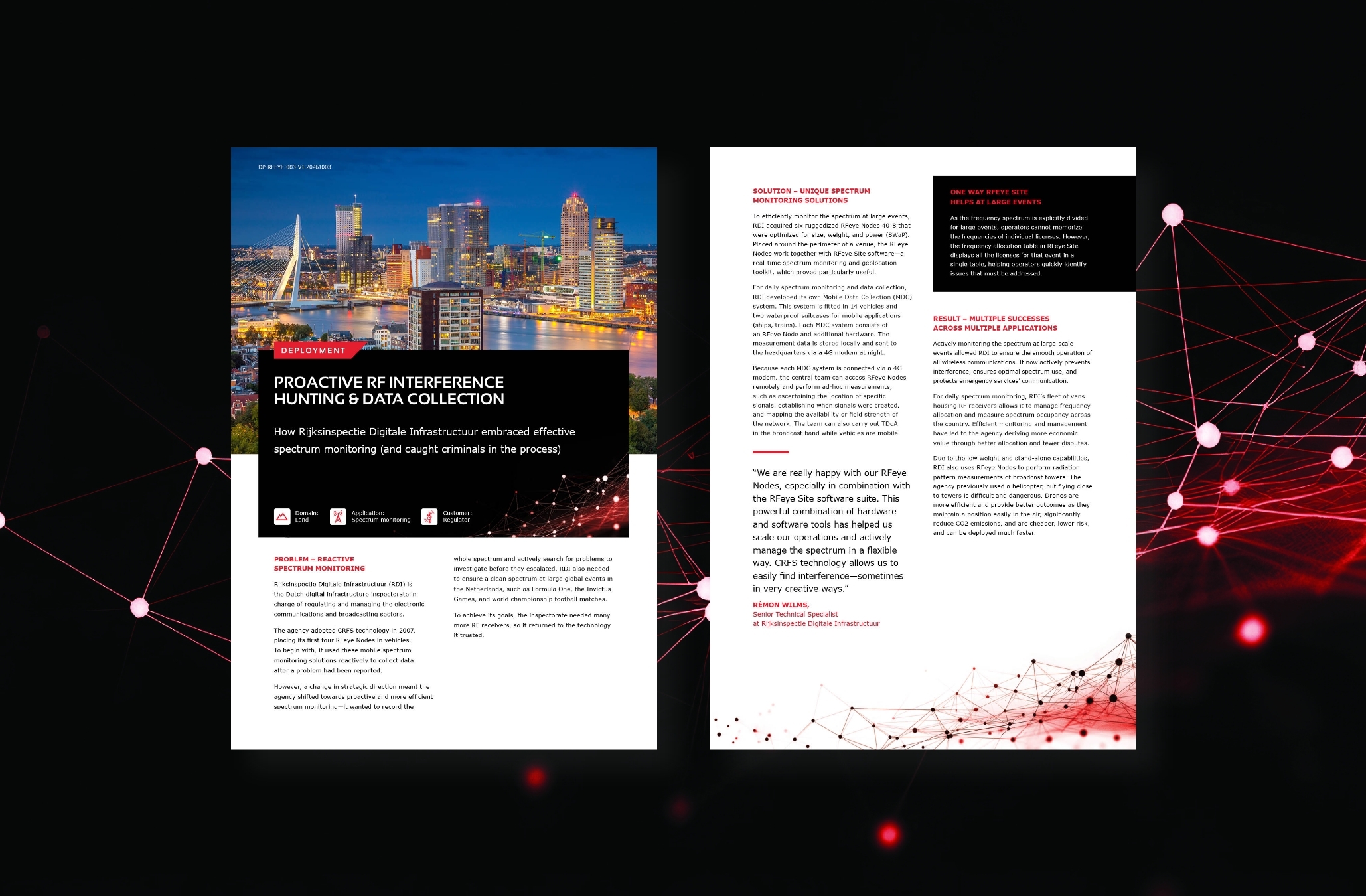 Proactive RF interference hunting & data collection