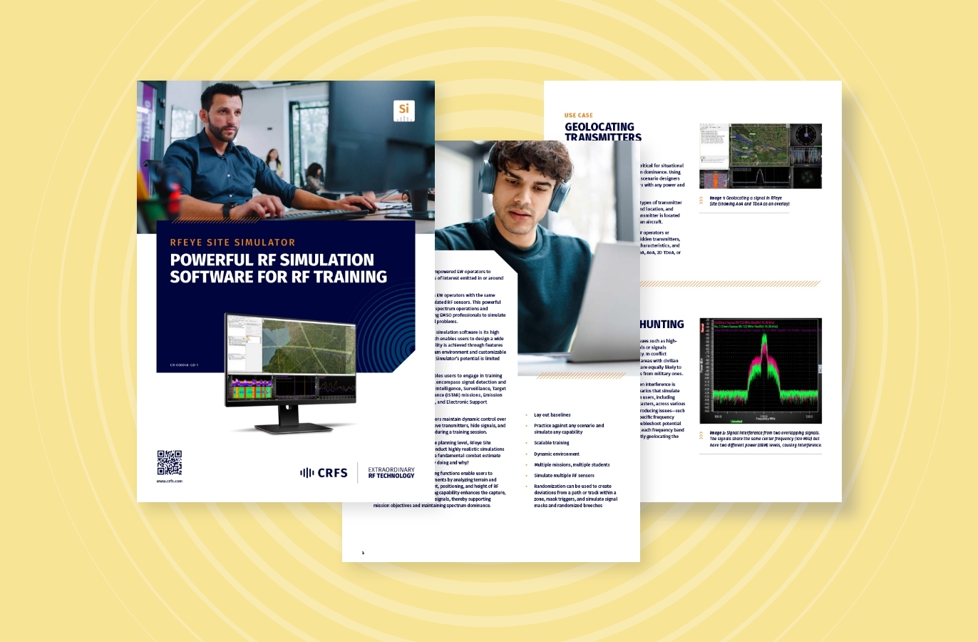 RF simulation software for RF training