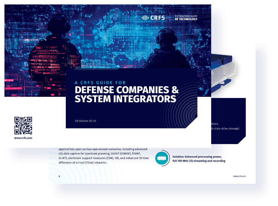 A CRFS Guide for Defense Companies & System Integrators